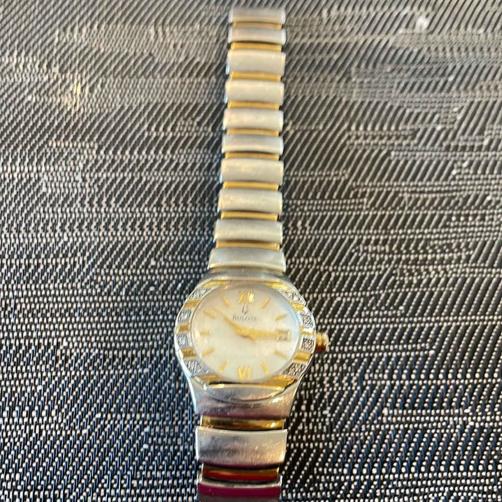Ladies bulova watch, used
